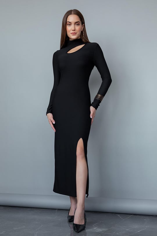 Thalia Black Dress